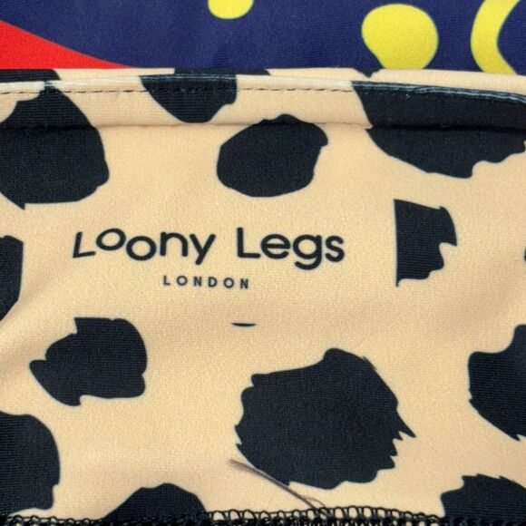 Loony Legs Women Leggings Size XL X-Large Colorful Artsy Tropical D044 -7 - Picture 10 of 16